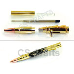 Gold Lock n Load Bolt Action Bullet Pen Kit