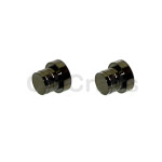 Slimline / Fancy /  End Cap - Black Pack of 2