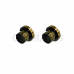 Streamline End Cap - Antique Bronze Pack of 2
