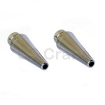Slimline / Fancy / Streamline Nib - Chrome Pack of 2
