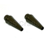 Slimline / Fancy / Streamline Nib - Gun Metal Pack of 2